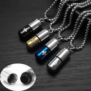 캡슐 목걸이 비상약 약보관 상비약 약캡슐 응급 약목걸이 심근경색약 심장약