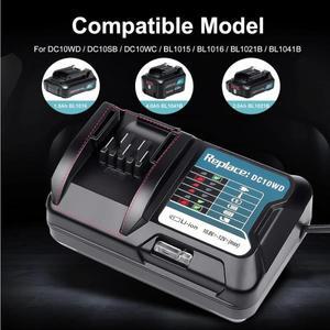 DC10WD BL1015 배터리 충전기 MAKITA 10.8V 12V BL1021B FD05 DT03 RJ03Z SH02Z PH04Z DC10SB 교체