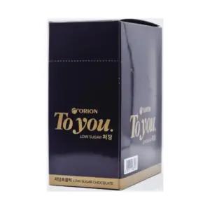 오리온 투유 저당초콜릿 60g x 10개