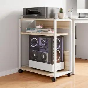 컴퓨터 본체 수납 선반 이동식 받침대 데스크탑 프린터거치대 복합기 책상 다이 장