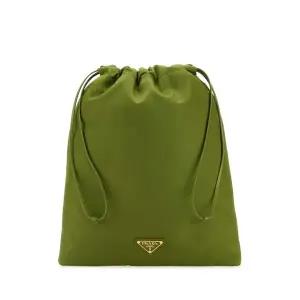 프라다 여성 그린 캔버스 파우치 1NK0012HG6 F077G