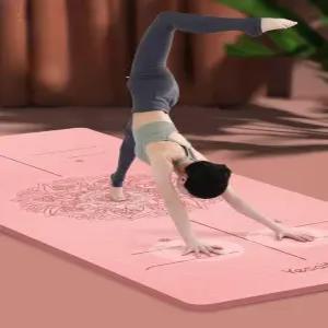 미끄럼 두꺼운 방지 피트니스 홈트 충격 흡수 넓은 매트 와이드 요가