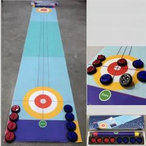 컬링게임 스포츠보드게임 빙산스포츠 실내체육놀이 학교체육교구 팀빌딩 파티 연습용컬링 겨울