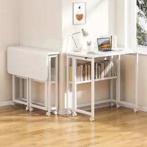 이동식 접이식 책상 틈새 보조협탁 탁자 바퀴달린 테이블