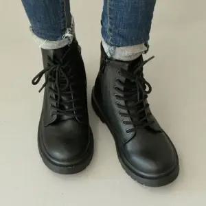 스트링 워커 부츠 옆지퍼 데일리슈즈 스트릿 패션신발 발목신발 여성여름부츠 발목부츠