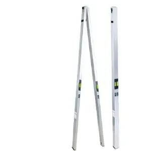 수평자 접이식 눈금자 경사 측정 측정계 2m