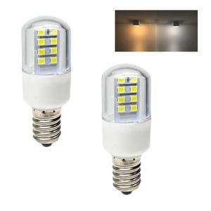 밝은 LED 캔 램프 냉장고 레인지 후드 재봉틀 전자 오븐 조명 T22 전구 E12 2W AC 220V