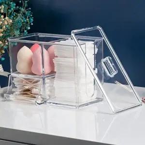 화장솜 케이스 정리함 면봉 보관함-WFIJIF1