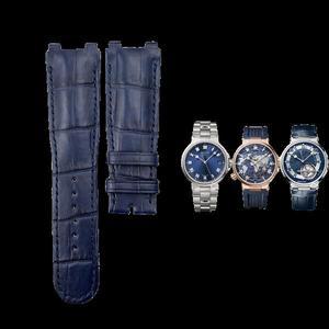 브레게 마린 5887/5557/5517 앨리게이터 시계 스트랩용