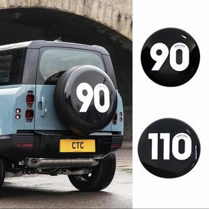 랜드로버 디펜더 L663 90 110 2020 KHAN 스타일 스페어 타이어 휠 커버