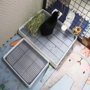 대형 토끼화장실 기니피그 배변판 케 소동물 사각 배변