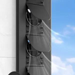 창문 환풍기 무타공 배기팬 창문형 무타공 덕트 일자형 환기창 저소음 환기구 욕실 결로방지