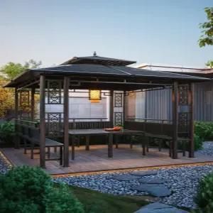 파고라 정자 구매 옥상 퍼걸러 쉼터 조립식 태양광 원두막