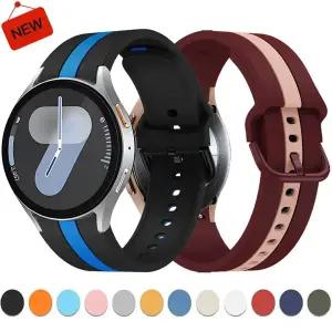 삼성 갤럭시 워치 7/6/5/4 44mm 40mm 프로 45mm 오리지널 브레이슬릿 액세서리 워치 6 클래식 47/43mm용 노