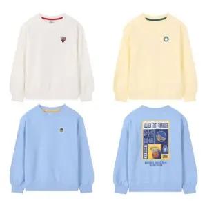 [갤러리아] (NBA키즈)26S/S GSW 팀 농구코트 그래픽 맨투맨(K261TS010P)