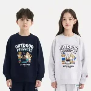 [갤러리아] [아웃도어프로덕츠키즈]베어 그래픽 맨투맨OD261IMM07_MWH/DNY