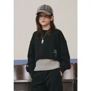 [갤러리아] (블루테일) AAA2TS07BK 블랙 레이어드 맨투맨 티셔츠