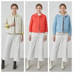 [갤러리아] 배색 퀼팅 패딩점퍼 VVBKA5S1271