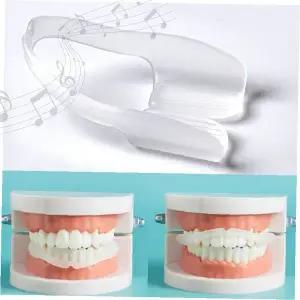 야간 이갈이 방지 치아 보호대 수면 중 치열 교정 보조 실리콘 마우스가드 케이스
