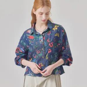 [롯데백화점]매긴 가드닝 데님 블라우스_PBMF6S1BL5021