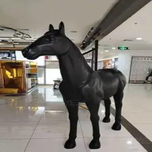 대형 말조각상 행운 현관 오브제 거실 북유럽 모형 행운의 사무실 조각 말조형물 호텔 소품