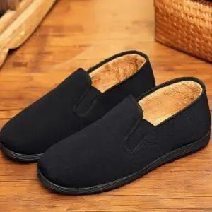 겨울철 방한용품 털 속감 데일리룩 사이드 밴드슬립온 WFJUGVB