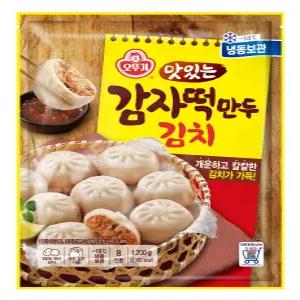 오뚜기 맛있는 감자떡만두 김치 1.2kg