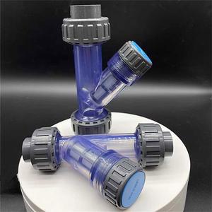 PVC 스트레이너 필터 Y형 스트레나 급수 바닥 스트레너 12 파고다 수족관 수도관 구멍