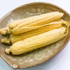 쫀득쫀득 냉동 삶은 백찰옥수수 특대 20개 (14-16cm)