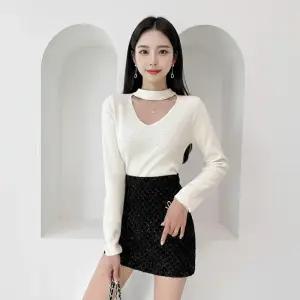 금찌 셀리 큐빅 니트 ST8014T