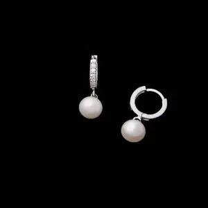 50대 귀걸이 진주 드롭 은 골드핀 담수 실버 여자선물 14K귀걸이 14K