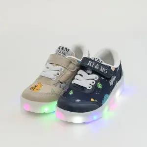 바니비 다이노 조깅 국산 유아동 키즈 공룡 남아 LED 운동화