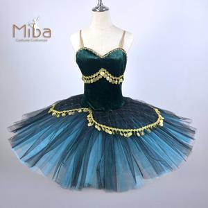 Esmeralda Variation 홀 키호테 발레 공연 투투 드레스 레드 블랙 어린이 성인 의상