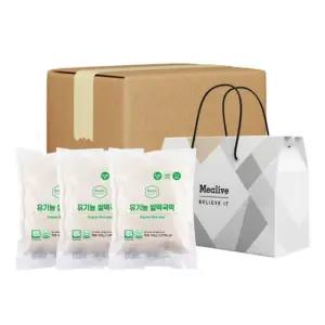 밀리브 유기농 백미 떡국떡 3입 선물세트(500gX3)