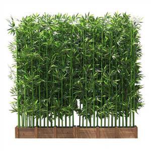 짊 인조 대나무파티션 실내 가림막 조경 파티션 야외 스 칸막이 1 50 롱베이스 1미터 대나무