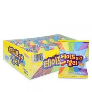 롤젤리 테이프모양 샤워젤리 1통(20개입) 초등학생간식