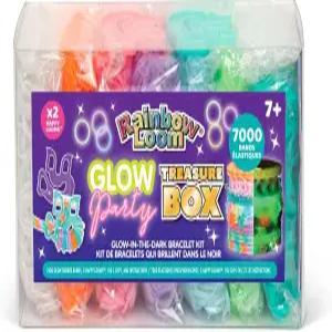 레인보우 룸 트레저 박스 - 야광판 DIY 밴드 주얼리 키트 7000개의 야광 고무 해피 베틀 2종 공예 활동