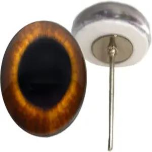 브라운 래빗 헤어 유리 바늘 펠팅 인형 제작 용품 및 기타 공예품(6mm)용 와이어 핀 포스트에 주목하다