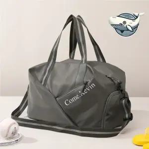 다용도 여행짐 가방 헬스 스포츠 수납백 그레이 여행용보스턴백 여행가방 짐가방