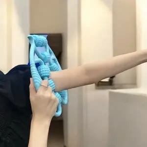 고품질 종아리 롤러 마사지기 블루 목마사지기 종아리마사지기 허벅지마사지기 롤러마사지기 WFISSB1