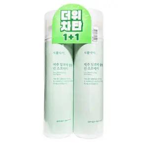 [셀러허브]식물나라 제주알로에 쿨링 선 스프레이 100ml+100ml (1+1) 선크림 x2SET (AD) (S33557951)