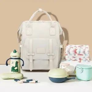 ( )이시아르 기저귀 가방 백팩 아이보리