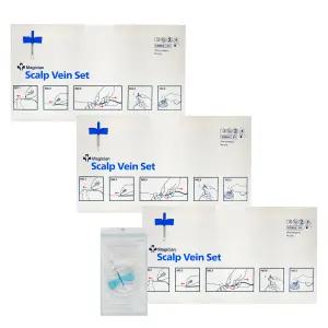 매지션 나비침 23G/24G/25G 1박스(100개입) X 3개 피하수액 스칼프 나비 체혈 니들