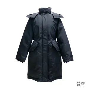 {버버리} 후드 모던 롱 다운 패딩