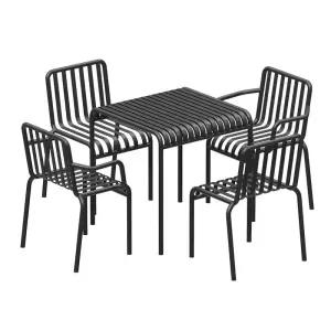 야외테이블 테라스 옥외 카페 의자세트 펜션 철제