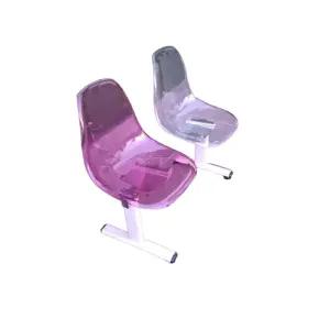 야외용 플라스틱 의자 야구장 웨이팅 버스정류장