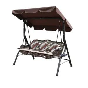 흔들의자 정원 3인 팬션 스윙체어 캐노피 야외