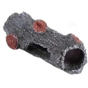 원통 수족관 나무 장식 꾸미기