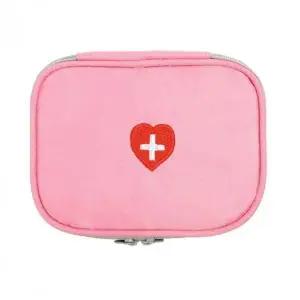 휴대용 응급 처치 파우치 핑크색