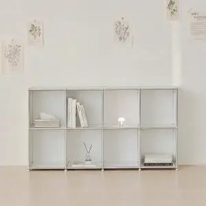 포스트모던 발렌 2X4 미드센츄리 교구장 1600 2단 C3